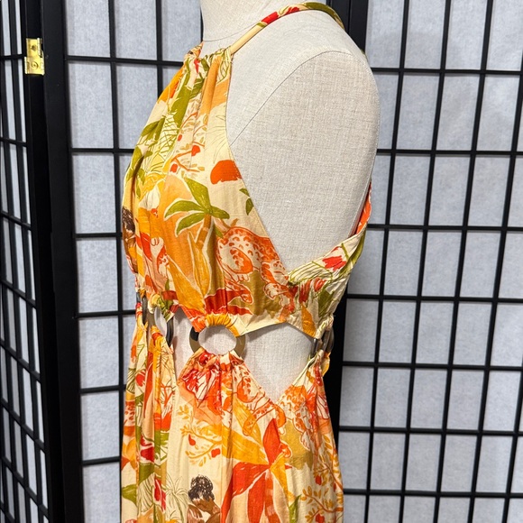 Farm Rio Tropical Cutout Maxi Dress – Size Small - Picture 9 of 12